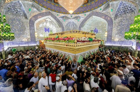 حضور بیش از ۳.۵ میلیون زائر در حرم امیرالمومنین(ع) در عید غدیر