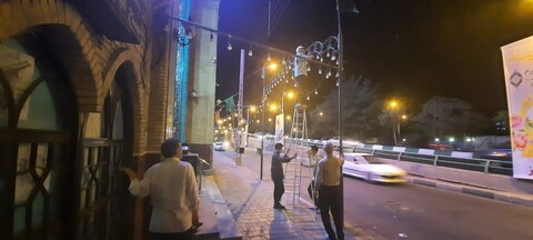 تصاویر/ فعالیت طلاب و بسیجیان مهدیه تبریز در عید غدیرخم