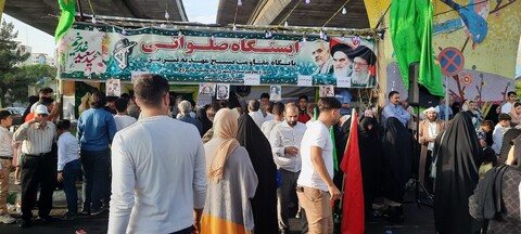 تصاویر/ فعالیت طلاب و بسیجیان مهدیه تبریز در عید غدیرخم