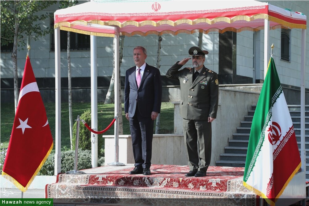 دیدار وزرای دفاع ترکیه و جمهوری اسلامی ایران در تهران؛