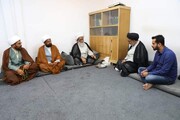 مولانا احمد علی عابدی کی آیۃ اللہ العظمیٰ حافظ بشیر نجفی سے ملاقات