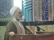 فیلم| برشی از سخنرانی آیت‌الله اعرافی در محل برگزاری آزمون ورودی حوزه در مسجد حظیره یزد