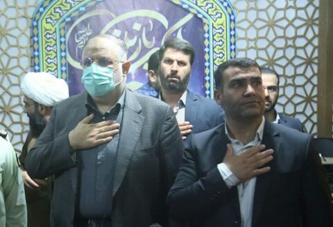 تصاویر / مراسم وداع مردم استان قزوین  با شهید مدافع امنیت  و وطن