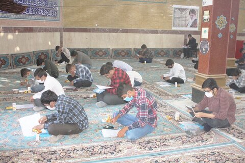 تصاویر/ جلسه آزمون داوطلبان ورود به حوزه  علمیه در کرمانشاه