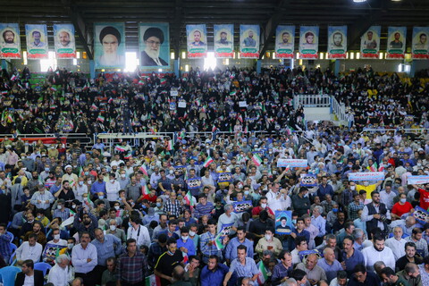 تصاویر/ دیدار رئیس جمهور با اقشار مختلف مردم اراک