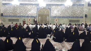 تشرّف ۱۲۰ دانشجوی خارجی به حرم حضرت معصومه(س)