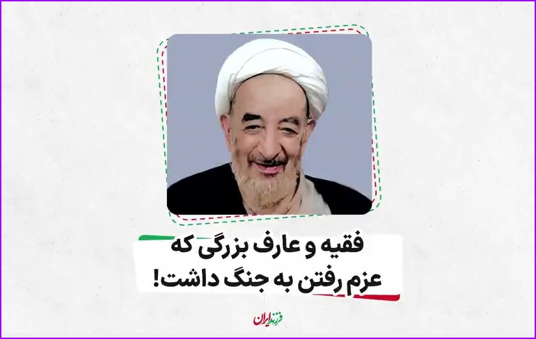 کلیپ | فقیه و عارف بزرگی که عزم رفتن به جنگ داشت!