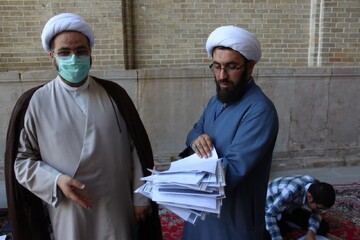 تصاویری از آزمون ورودی حوزه علمیه استان تهران