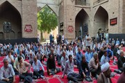 تصاویر/ همایش طلایه‌داران تبلیغ، مداحان و هیئات مذهبی در شهرستان خوی