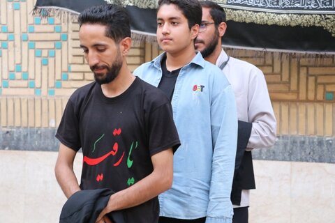 تصاویر| آیین سیاه پوش شدن نوجوانان عفیف آباد شیراز با همکاری کانون شهید سلیمانی مسجد الرجا