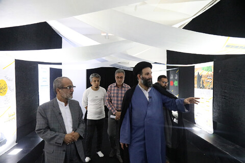 تصاویر/ آیین افتتاحیه سومین نمایشگاه مسجد جامعه پرداز در جمرکان