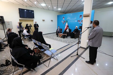 تصاویر / نشست خبری رئیس جمهور در استان همدان