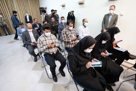 تصاویر / نشست خبری رئیس جمهور در استان همدان