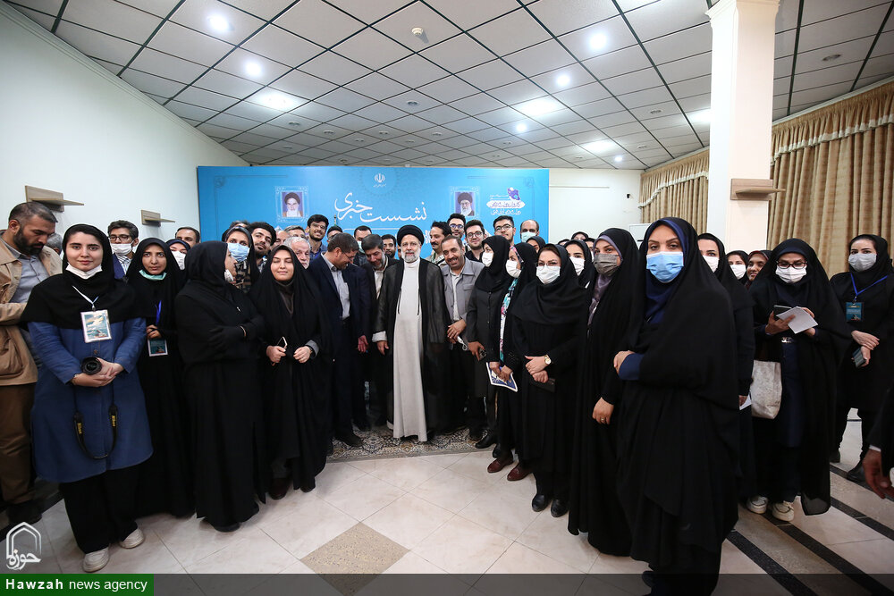 تصاویر / نشست خبری رئیس جمهور در استان همدان