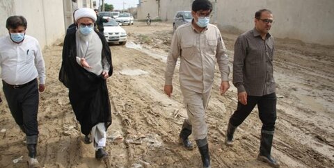 صفایی بوشهری در مناطق سیل زده