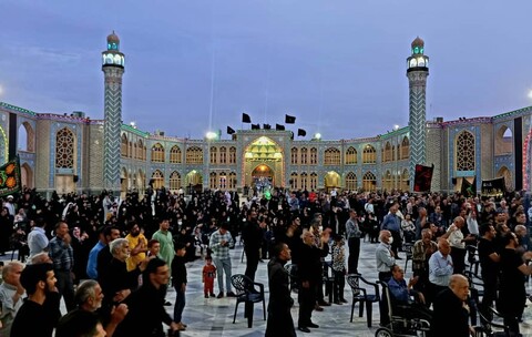 تصاویر: اذان عزای امام حسین (ع)دراستان مقدس هلال بن علی (ع)آران وبیدگل