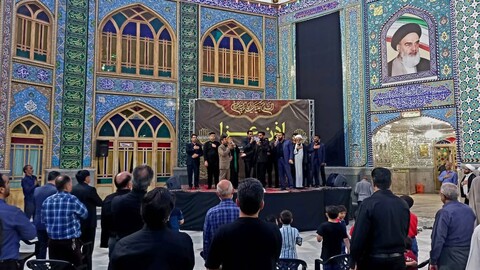 تصاویر: اذان عزای امام حسین (ع)دراستان مقدس هلال بن علی (ع)آران وبیدگل