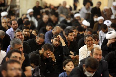 مراسم عزاداری حرم حضرت معصومه در شب اول محرم