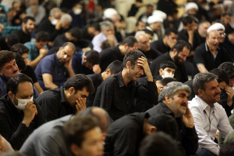 مراسم عزاداری حرم حضرت معصومه در شب اول محرم