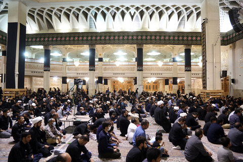 مراسم عزاداری حرم حضرت معصومه در شب اول محرم