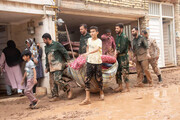 تصاویر/ امدادرسانی جهادگران  به سیل زدگان یزدی