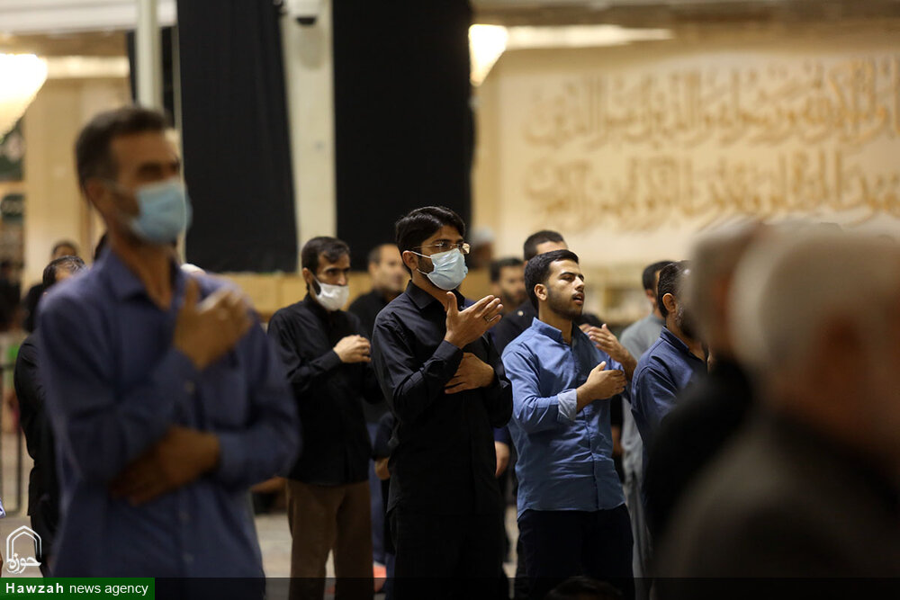 مراسم عزاداری شهادت امام رضا(ع) در حرم بانوی کرامت