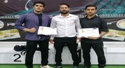 دو طلبه مدرسه سلیمانیه مشهد قهرمان مسابقات استانی ووشو شدند