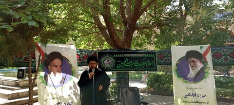 تصاویر/ برگزاری مراسم عزاداری محرم در مدرسه علمیه طالبیه تبریز