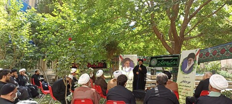 تصاویر/ برگزاری مراسم عزاداری محرم در مدرسه علمیه طالبیه تبریز