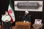 تصاویر / دیدار سردار اشتری با نماینده ولی فقیه در همدان