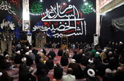 Photo/ Sources of Emulation and Scholars' mourning ceremony of Imam Hossein (PBUH)