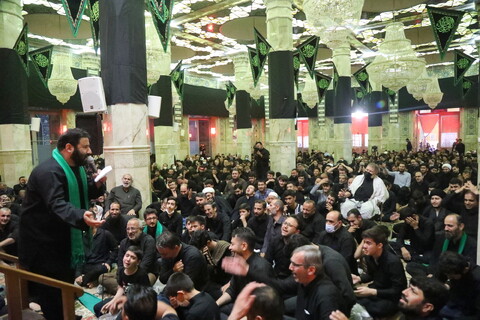 تصاویر / مراسم عزاداری شب پنجم ماه محرم در مسجد اعظم قم