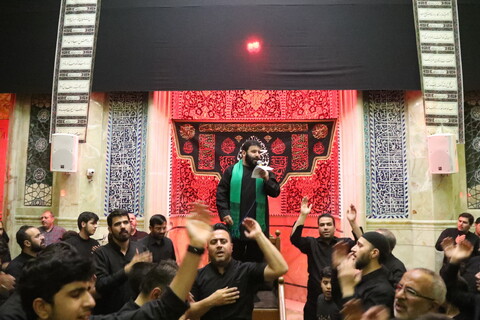 تصاویر / مراسم عزاداری شب پنجم ماه محرم در مسجد اعظم قم