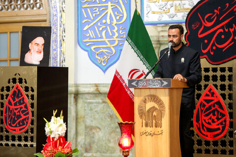 تصاویر/ مراسم عزاداری دهه اول محرم در رواق امام خمینی حرم مطهر رضوی