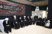 Photo/ Grand Ayatollah Nouri Hamedani's office Seventh day of Muharram mourning ceremony