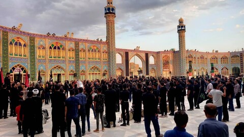 تصاویر: عزاداری روز ششم محرم دراستان مقدس هلال بن علی  آران وبیدگل