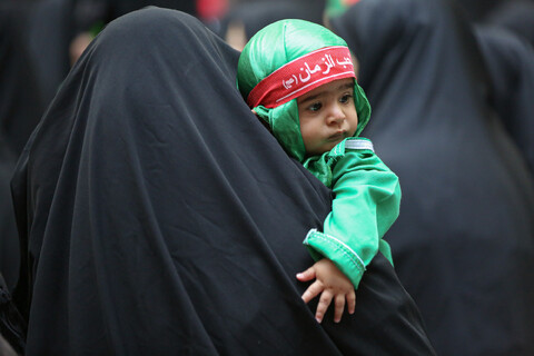 تصاویر/مراسم شیرخوارگان حسینی در گذرفرهنگی چهارباغ اصفهان