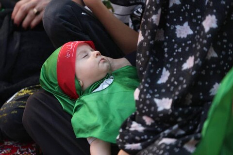 تصاویر/ همایش شیرخوارگان حسینی در قزوین