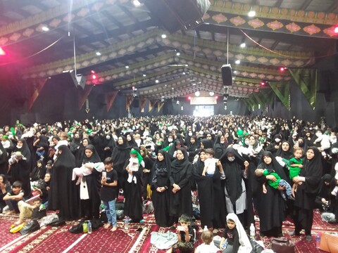 برگزاری مراسم شیرخوارگان حسینی در حسینیه ثارالله همدان