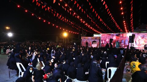 حضور در مراسم عزاداری هیئت لواءالزهــراء سلام‌الله‌علیها کرج