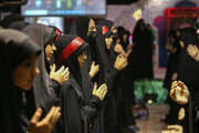 Photo/ "Heavenly Girls" mourning ceremony at Lady Masuma Holy Shrine