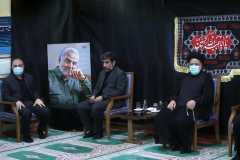 تصاویر/ مراسم شب هشتم محرم در مسجد سلمان ریاست جمهوری