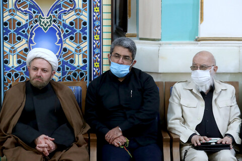 تصاویر/ مراسم شب هشتم محرم در مسجد سلمان ریاست جمهوری