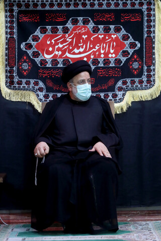 تصاویر/ مراسم شب هشتم محرم در مسجد سلمان ریاست جمهوری