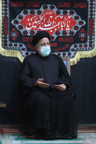 تصاویر/ مراسم شب هشتم محرم در مسجد سلمان ریاست جمهوری