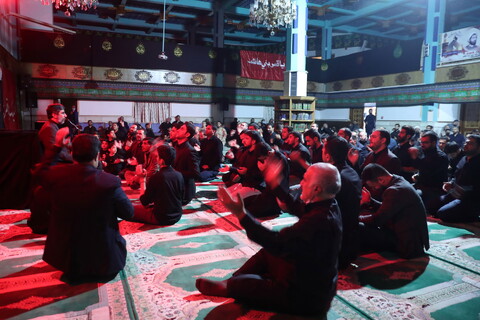 تصاویر/ مراسم شب هشتم محرم در مسجد سلمان ریاست جمهوری