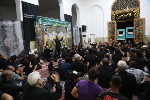 تصاویر/ عزاداری هئیت حضرت ابوالفضل(ع) لر زبان های مقیم قم