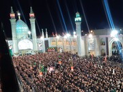 تصاویر/ عزاداری شب عاشورای حسینی در آستان مقدس محمد هلال بن علی (ع)آران و بیدگل