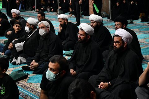 تصاویر/ مراسم عزاداری شب تاسوعا در مصلی امام خمینی(ره) ارومیه
