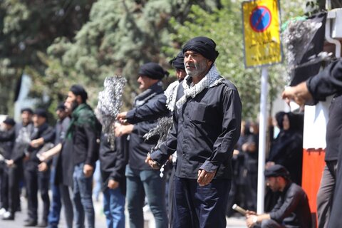 تصاویر/ مراسم عزاداری خیابانی تاسوعای حسینی در  ارومیه